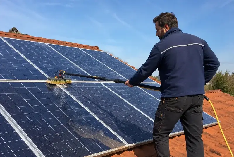 Nettoyage et entretien de panneaux solaires à Saales
